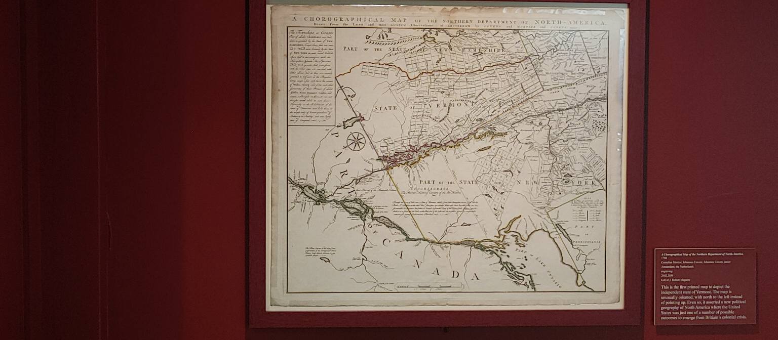Historic map associated with Fort Ticonderoga
