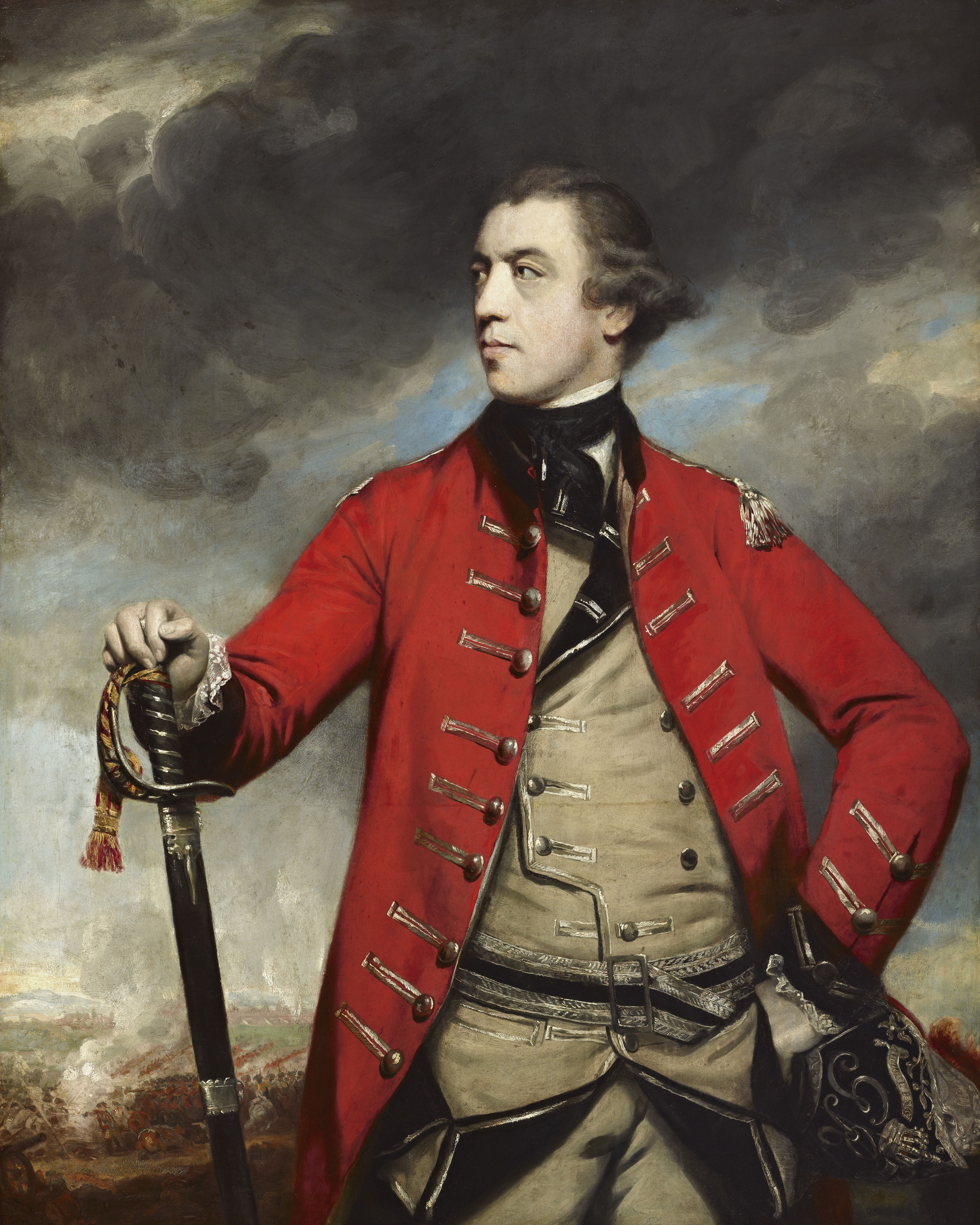 Portrait of General John Burgoyne by Joshua Reynolds, circa 1766