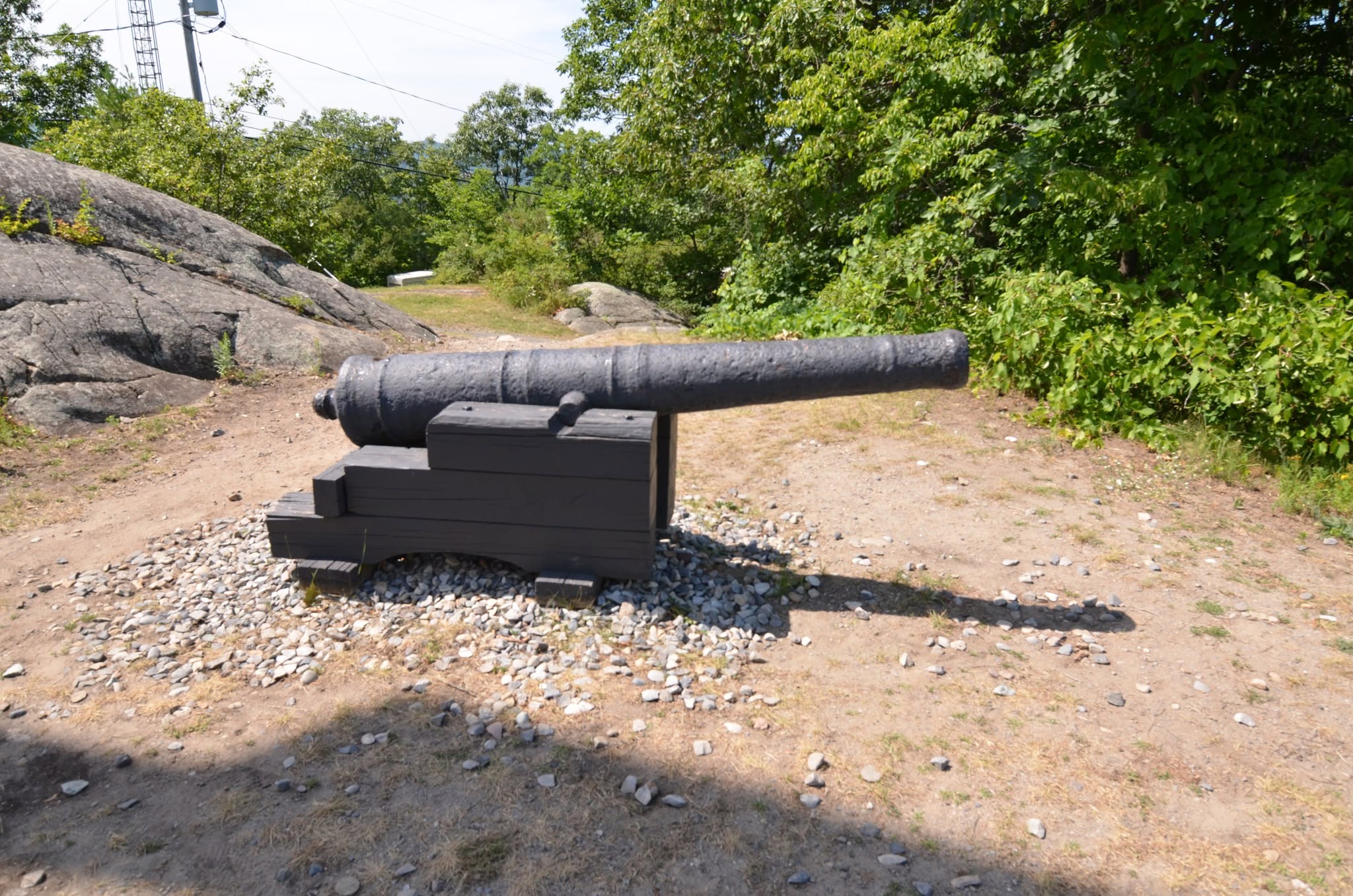 Cannon viewed from another angle on Mount Defiance